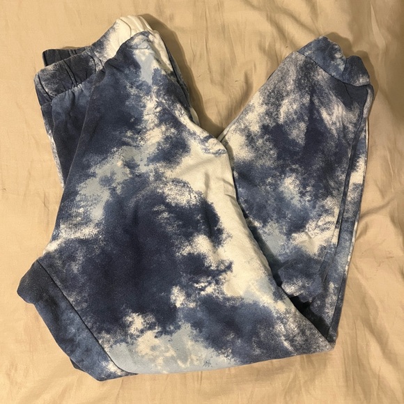 Zella Blue and White Joggers - Picture 1 of 8